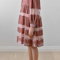 Petite Amalie Rose Layla Velvet Tulle Dress