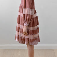 Petite Amalie Rose Layla Velvet Tulle Dress