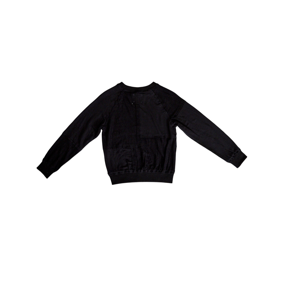 Hey Kid Black Paneled Top