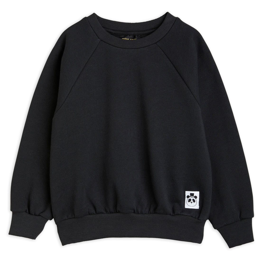 Mini Rodini Black Basic Solid Sweatshirt