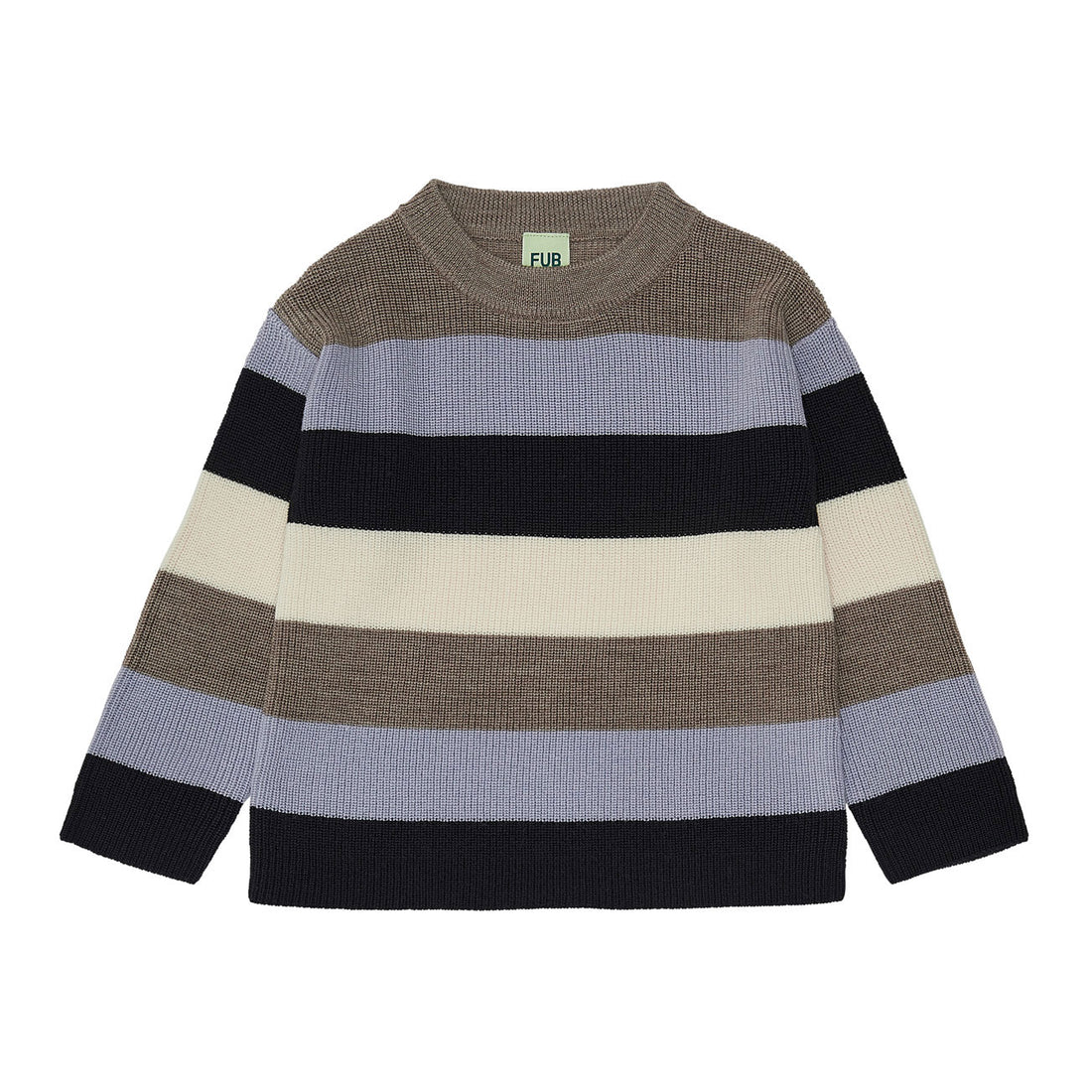 FUB Multistriped Top - Beige Melange