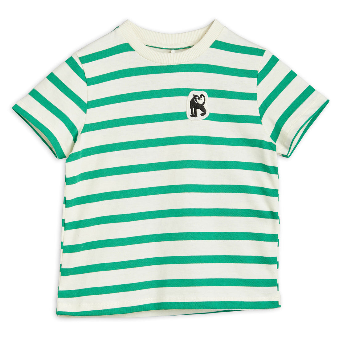 Mini Rodini Green Panther Patch Tee