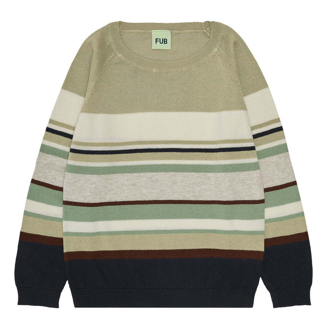 FUB Leaf Raglan Sweater