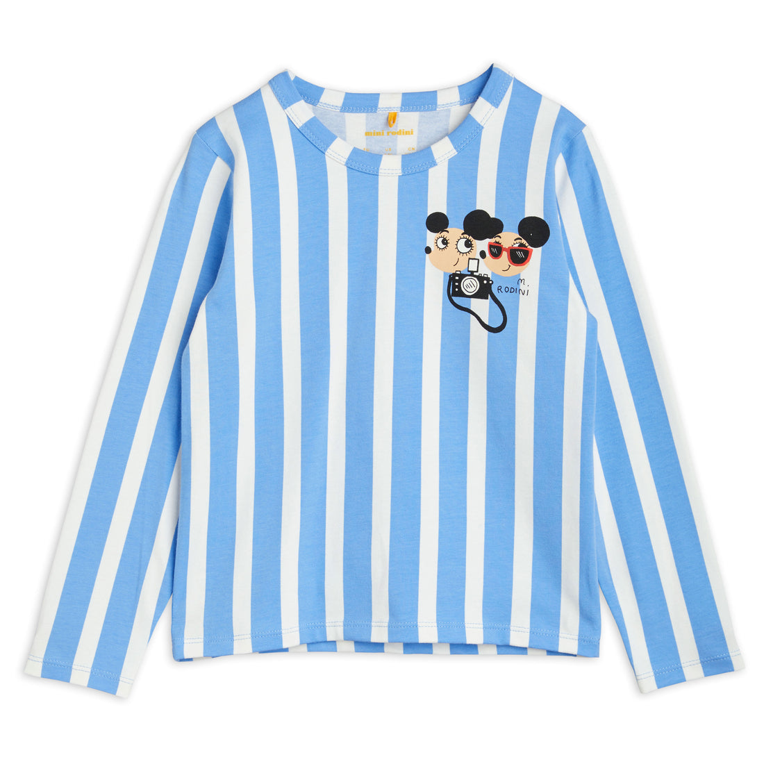 Mini Rodini Blue Ritzratz Stripe Long Sleeve Tee