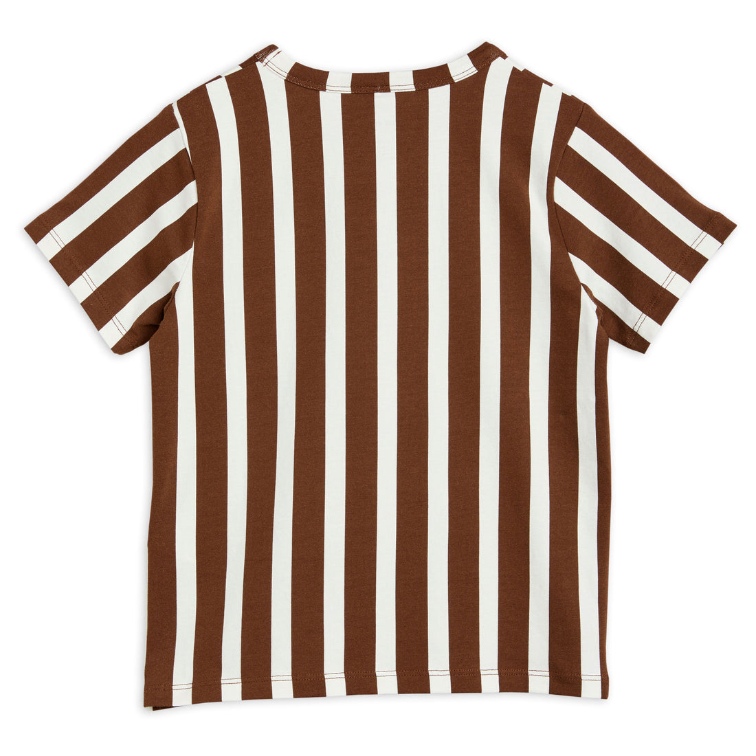 Mini Rodini Brown Ritzratz Stripe Tee