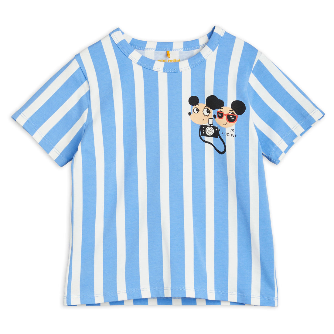 Mini Rodini Blue Ritzratz Stripe Tee