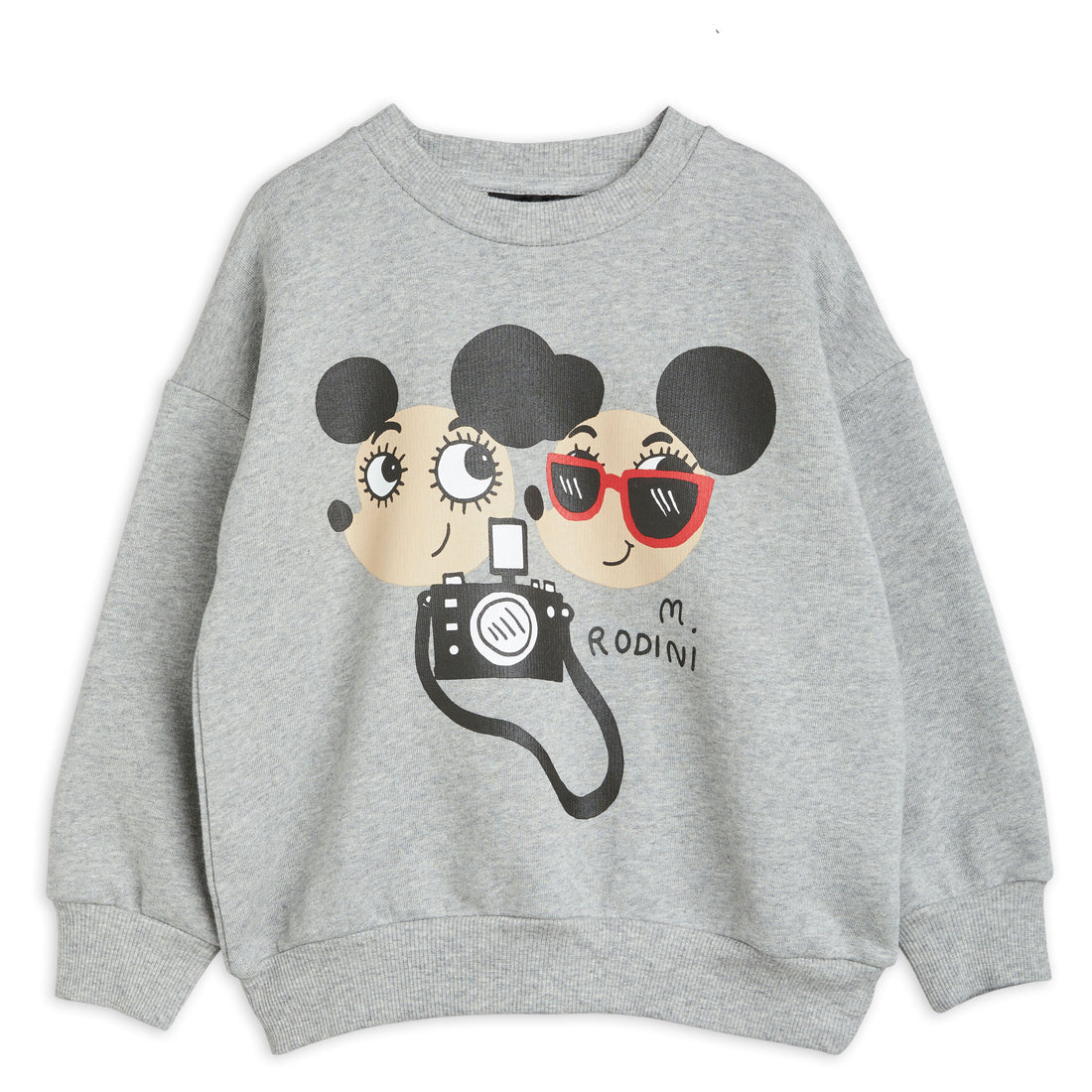 Mini Rodini Grey Melange Ritzratz Sweatshirt
