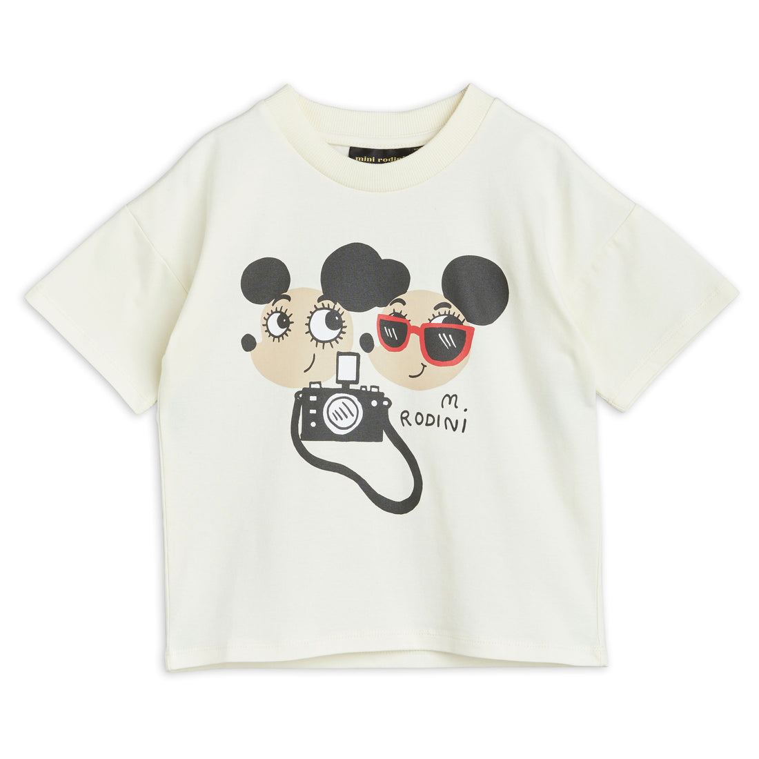 Mini Rodini Offwhite Ritzratz Tee