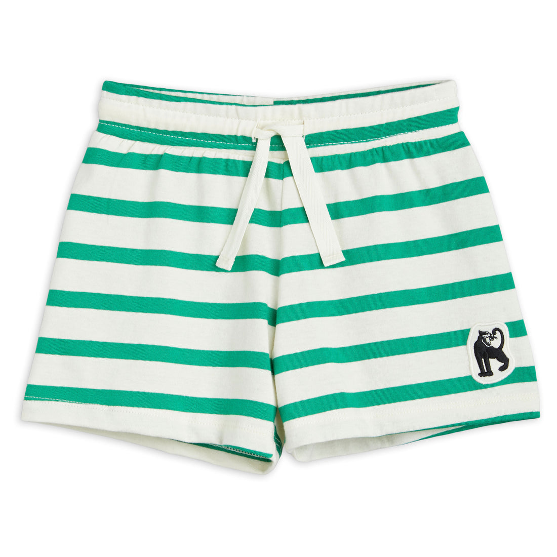 Mini Rodini Green Panther Patch Shorts