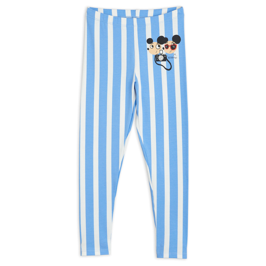 Mini Rodini Blue Ritzratz Stripe Leggings