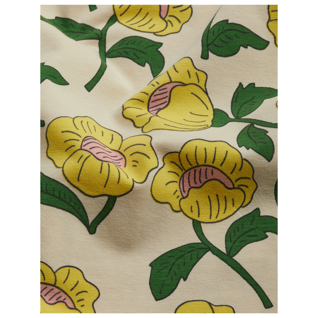Mini Rodini Yellow Flowers Wrap Body