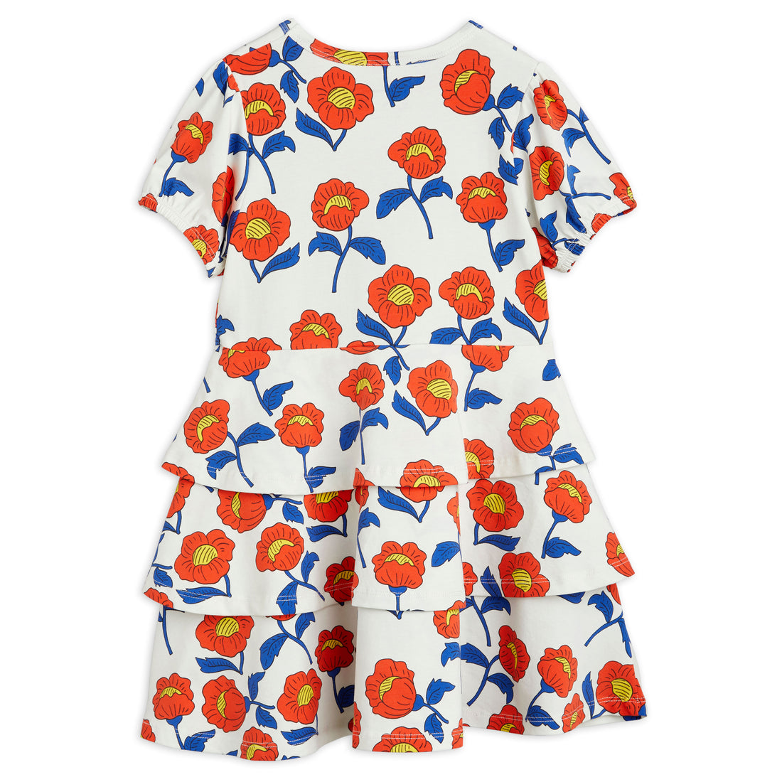 Mini Rodini Red Flowers Dress