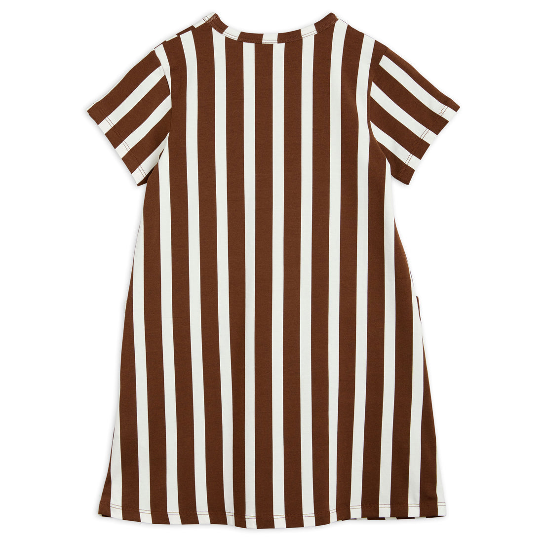 Mini Rodini Brown Ritzratz Stripe Dress