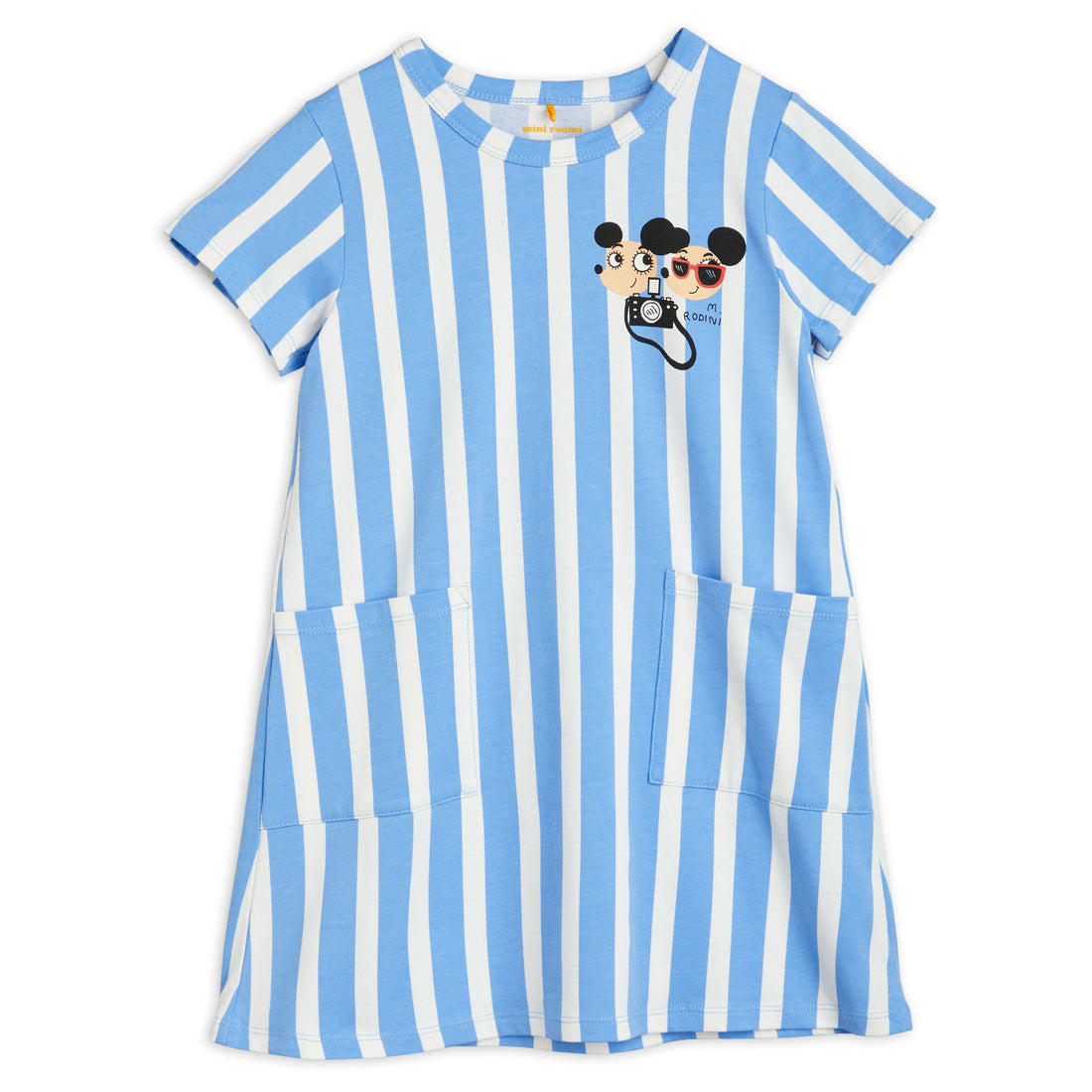 Mini Rodini Blue Ritzratz Stripe Dress