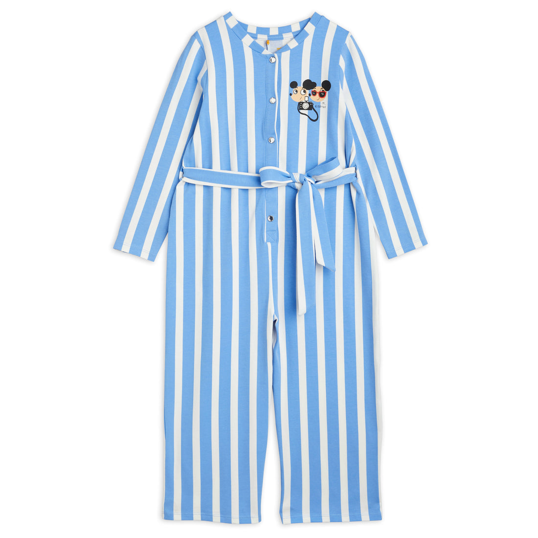 Mini Rodini Blue Ritzratz Stripe Jumpsuit