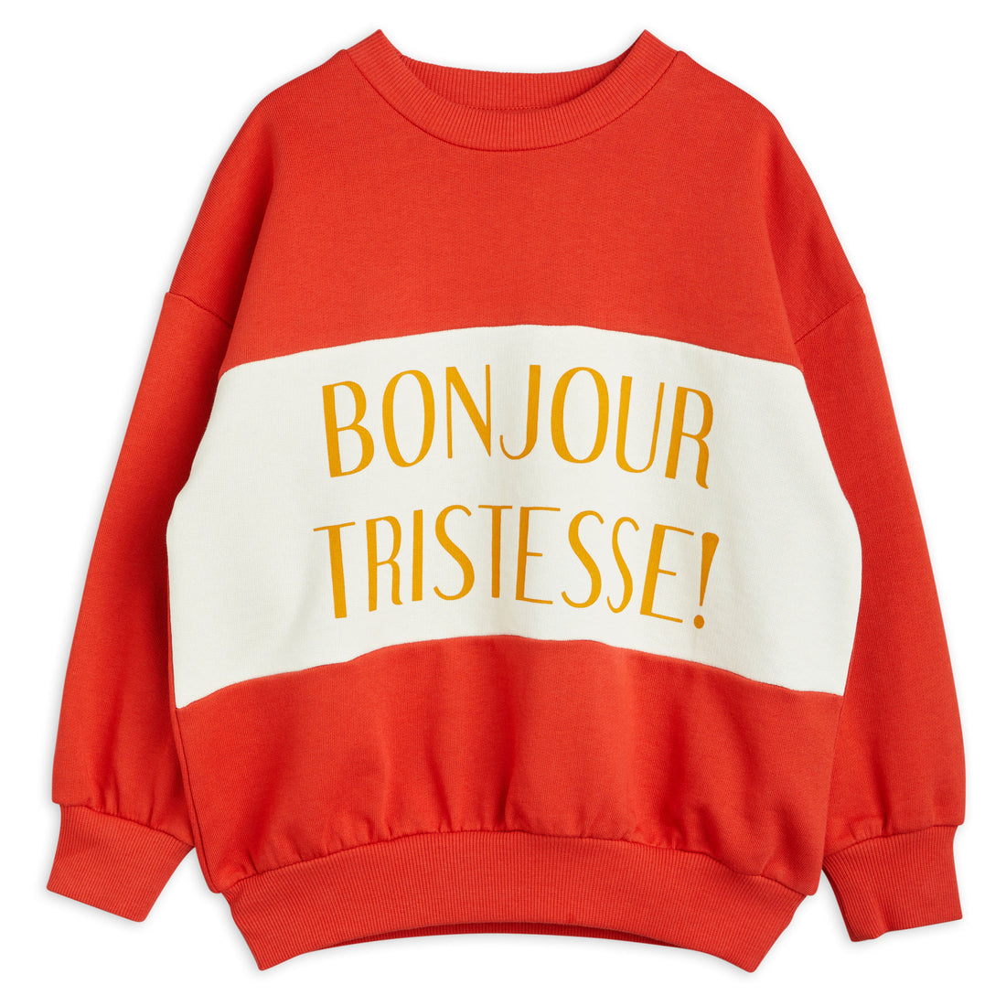 Mini Rodini Red Bonjour Tristesse Sweatshirt