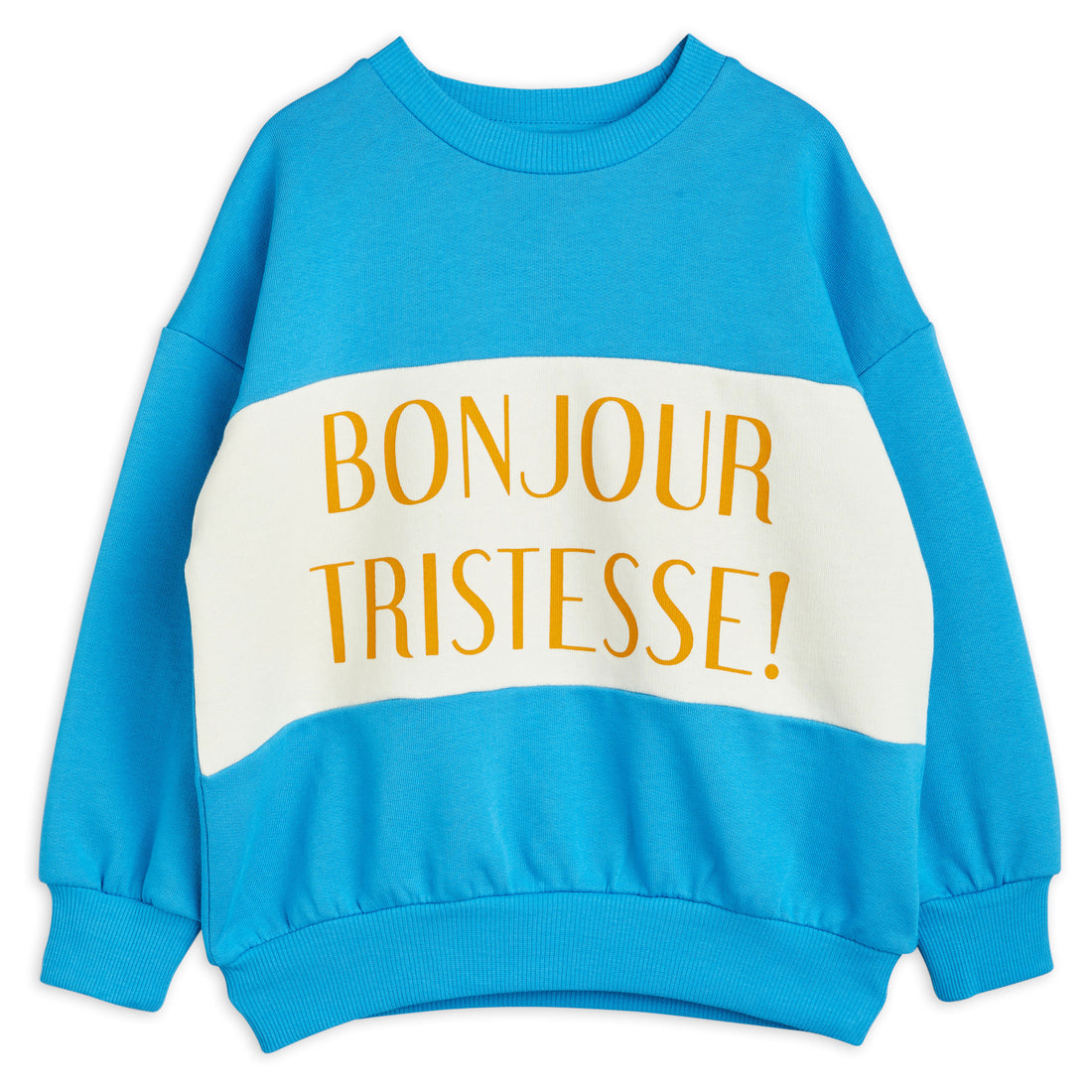 Mini Rodini Blue Bonjour Tristesse Sweatshirt