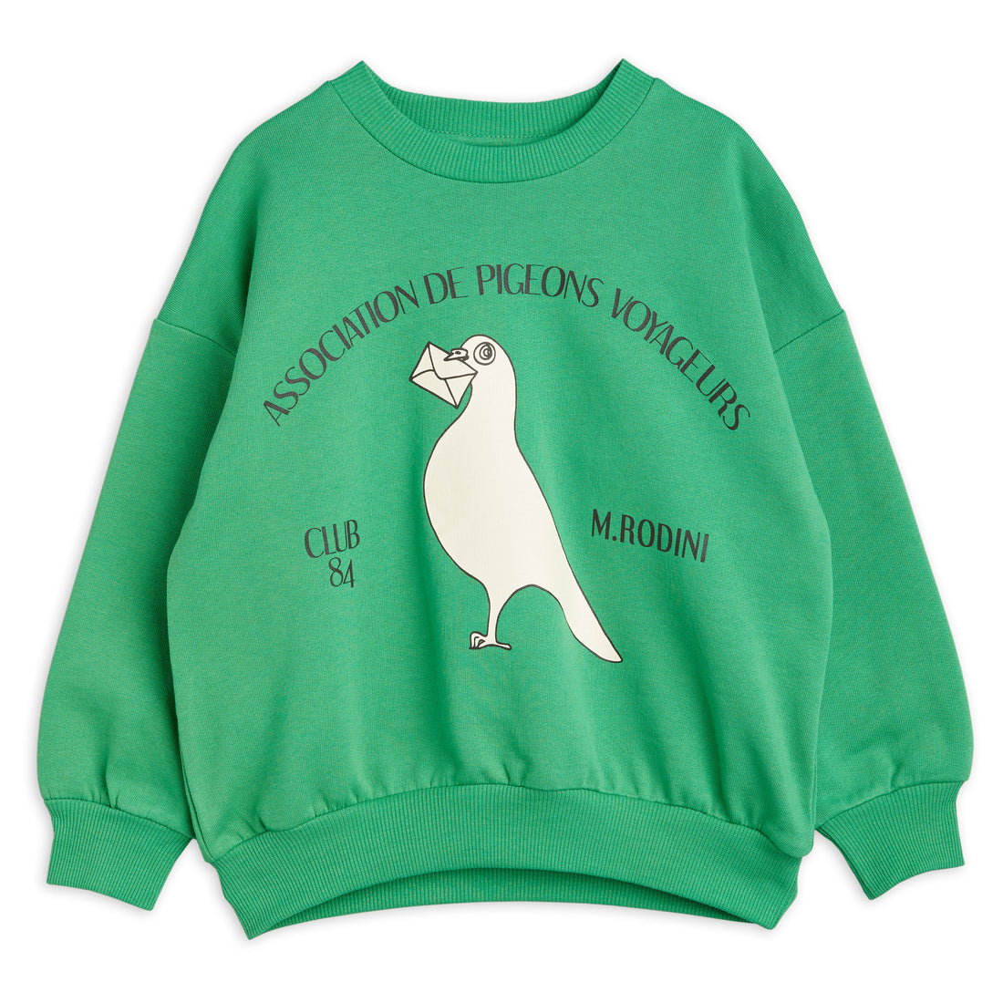 Mini Rodini Green Pigeons Sweatshirt