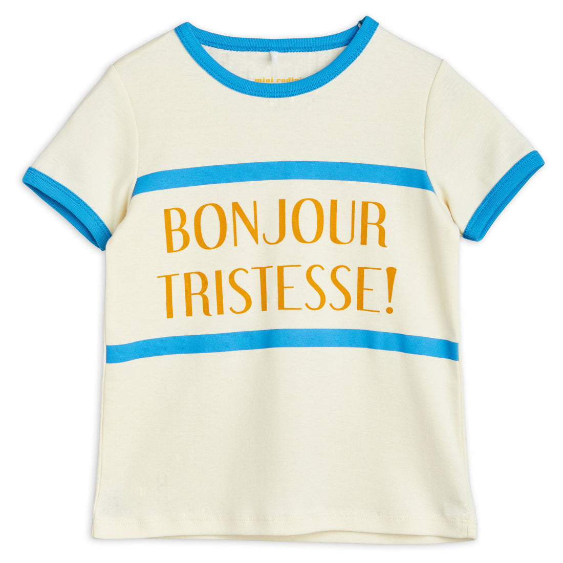 Mini Rodini Blue Bonjour Tristesse Tee