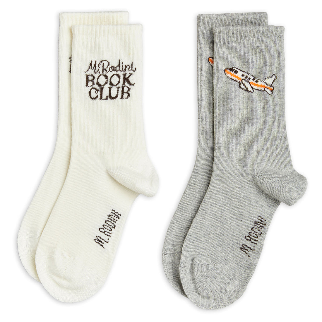 Mini Rodini Multi Book Club 2-Pack Socks
