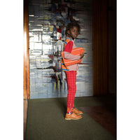 Ligne Noire Red Tartan Joggers