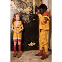 Ligne Noire Yellow Tartan Joggers