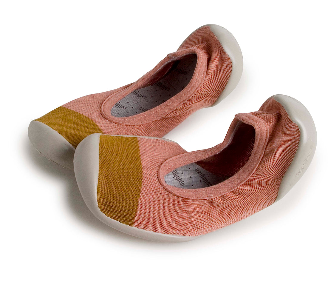 Collegien Dark Pink Parasol Ballerina Slippers