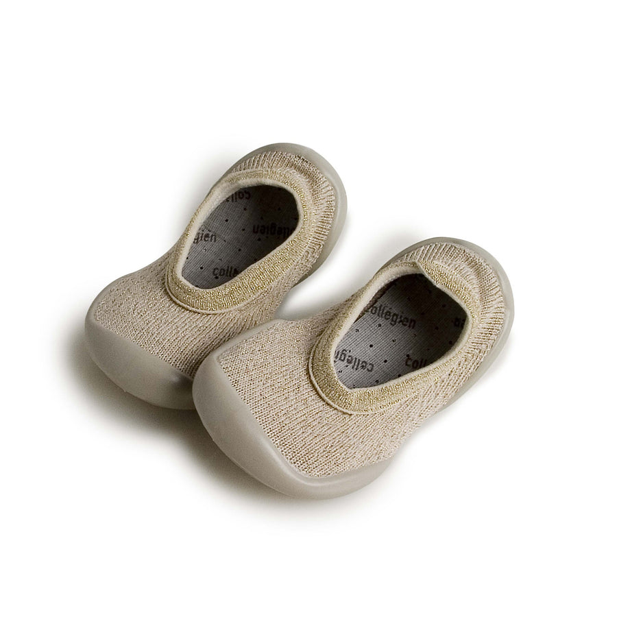 Collegien Cream Sable Dore Ballerina Slippers