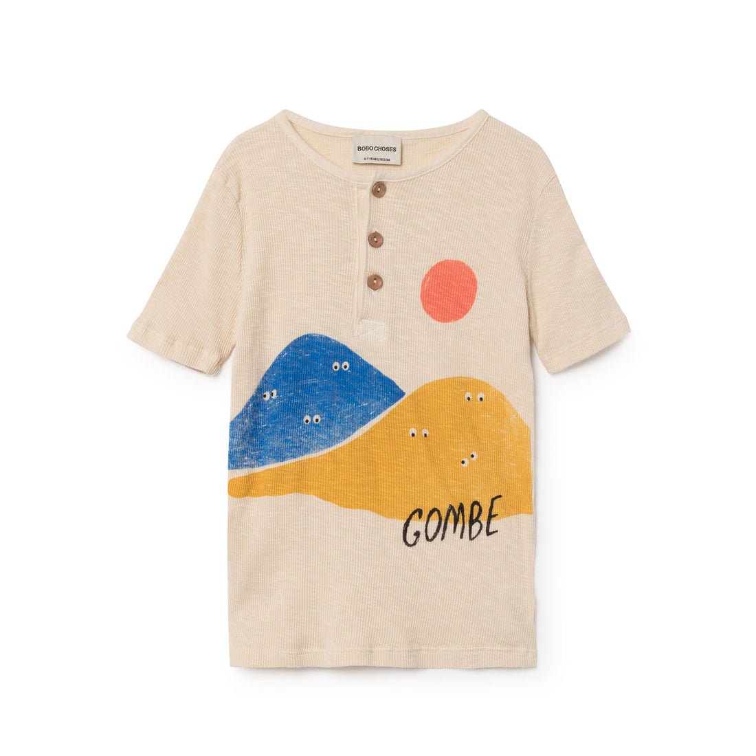 Bobo Choses Mountains Buttons T-shirt