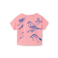 Bobo Choses Birds Short Sleeve Shirt