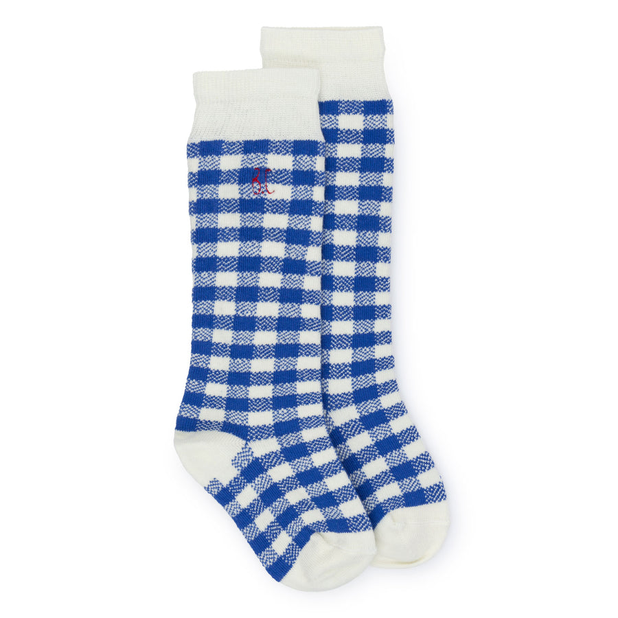Bobo Choses Blue Vichy Baby Socks