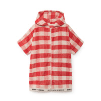 Bobo Choses Red Vichy Poncho
