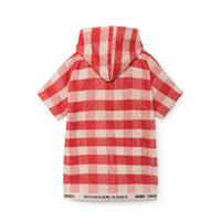 Bobo Choses Red Vichy Poncho