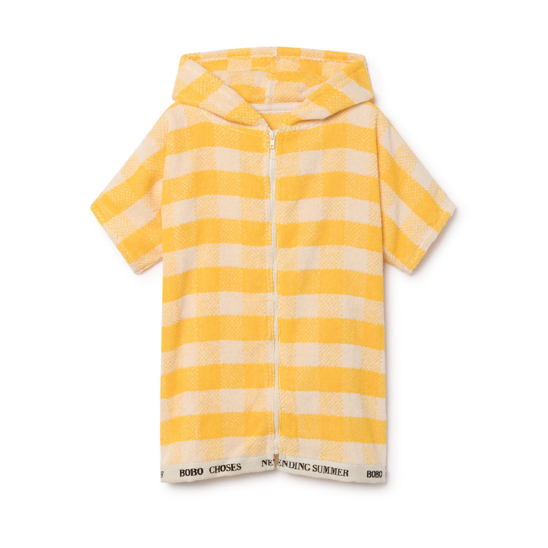 Bobo Choses Yellow Vichy Poncho