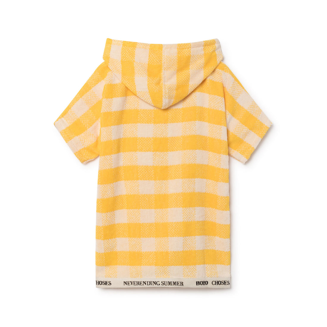 Bobo Choses Yellow Vichy Poncho
