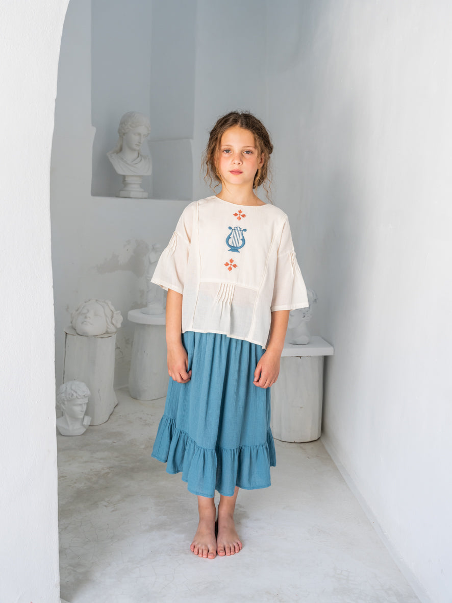 Belle Chiara Ecru Bolero Sibyl Blouse