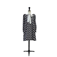 Lemoniez Geometric Flowers collar Foxtrot Dress