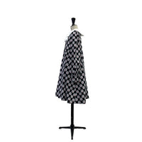 Lemoniez Geometric Flowers collar Foxtrot Dress