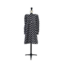 Lemoniez Geometric Flowers collar Foxtrot Dress