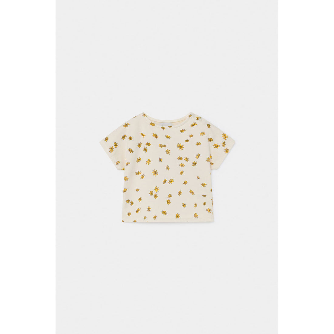 Bobo Choses Daisy Print Short Sleeve Sweatshirt