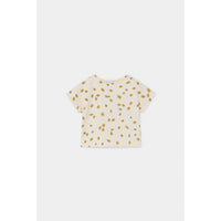 Bobo Choses Daisy Print Short Sleeve Sweatshirt