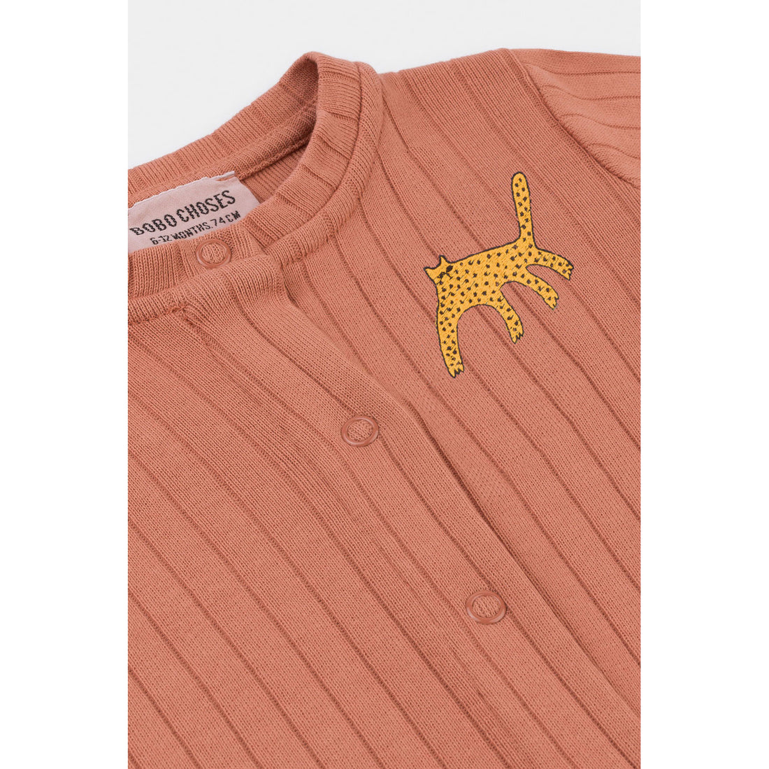 Bobo Choses Leopard Jersey Overalls