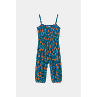 Bobo Choses Oranges Print Smocked Overalls