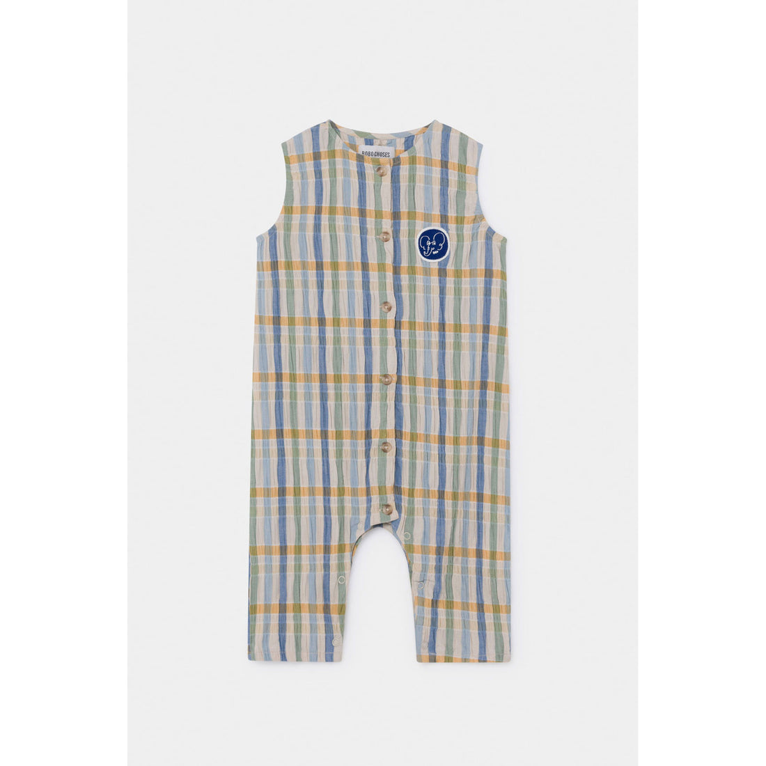 Bobo Choses Checker Woven Overalls