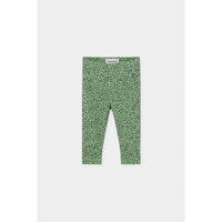 Bobo Choses Green Leopard Baby Leggings