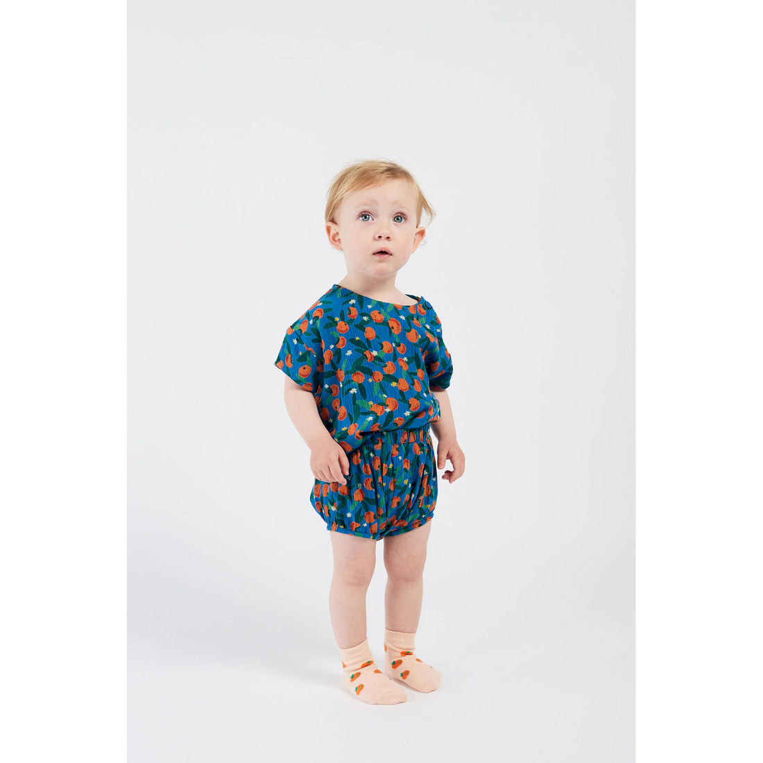 Bobo Choses Oranges Print Blouse