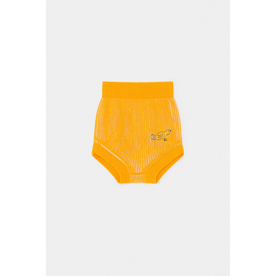 Bobo Choses Yellow Striped Knitted Culotte