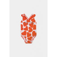 Bobo Choses Hearts Print Baby Swimsuit