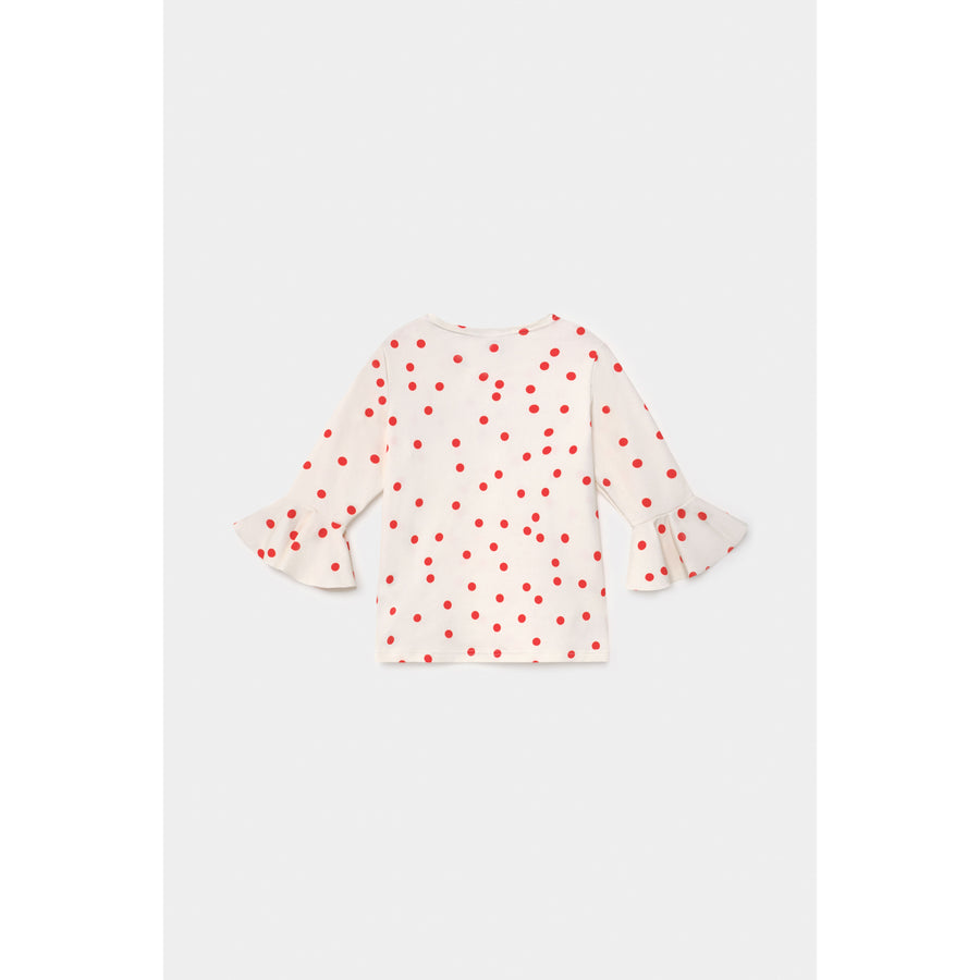 Bobo Choses Dots Ruffle Swim Top