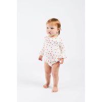 Bobo Choses Dots Ruffle Swim Top
